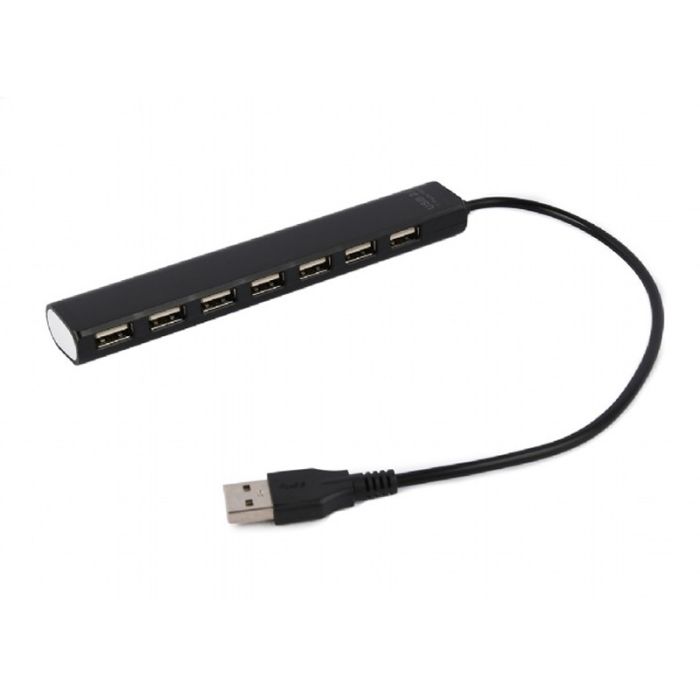 HUB USB GEMBIRD USB 2.0 à 7 ports - Noir	