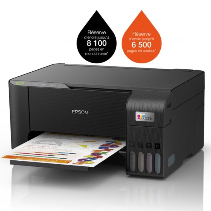 Imprimante à Réservoir Intégré EPSON ECOTANK L3210 3En1