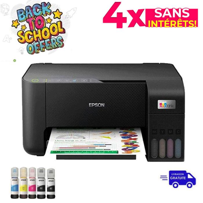 Imprimante à Réservoir Intégré EPSON ECOTANK L3210 3En1 Couleur