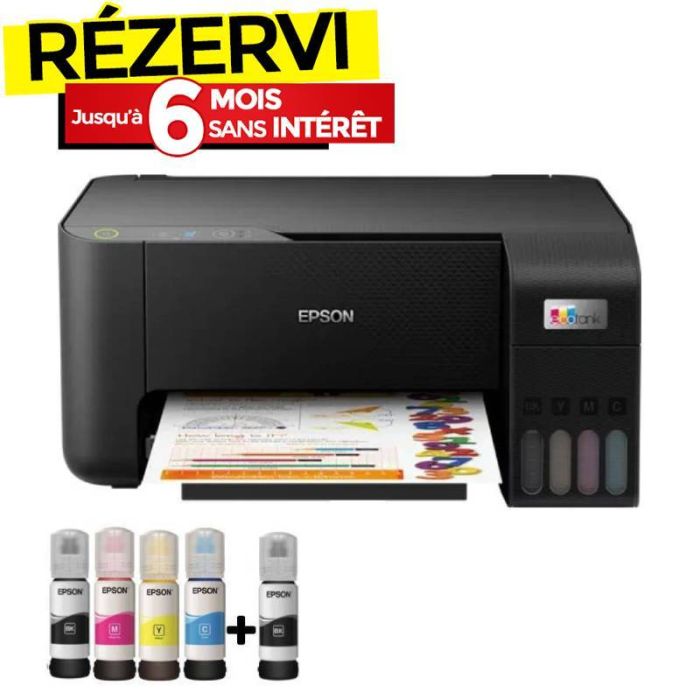 Imprimante à Réservoir Intégré EPSON ECOTANK L3210 3En1