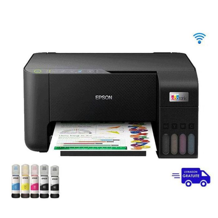 Imprimante à Réservoir Intégré EPSON ECOTANK L3250 3En1 Couleur WIFI