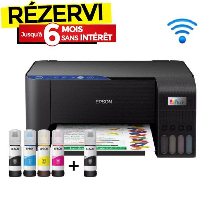 Imprimante à Réservoir Intégré EPSON ECOTANK L3251 3En1 Wifi
