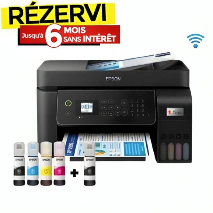 Imprimante à Réservoir Intégré EPSON ECOTANK L5290 4En1 Couleur A4 WIFI