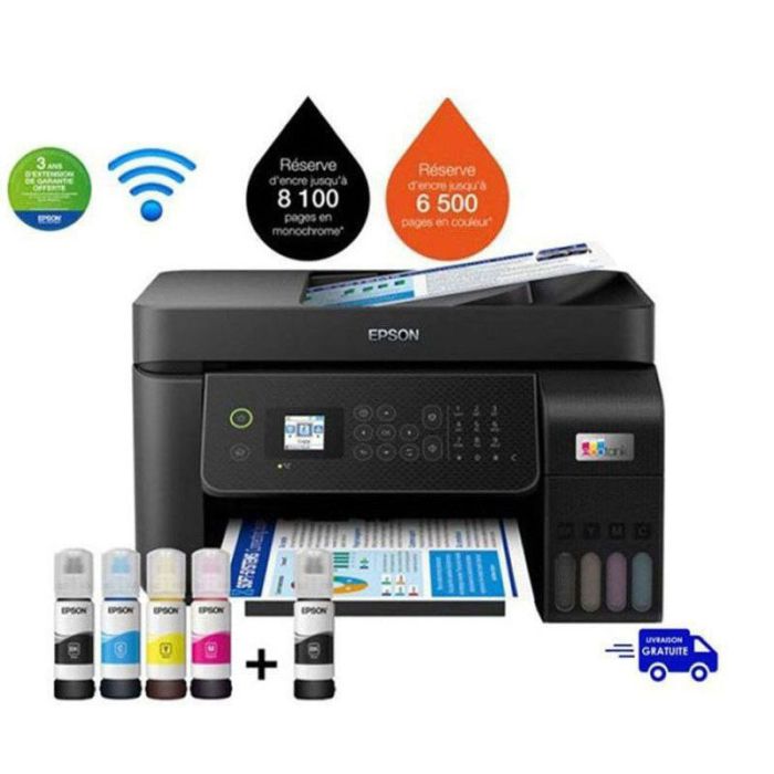 Imprimante à Réservoir Intégré EPSON ECOTANK L5290 4En1 Couleur A4 WIFI 