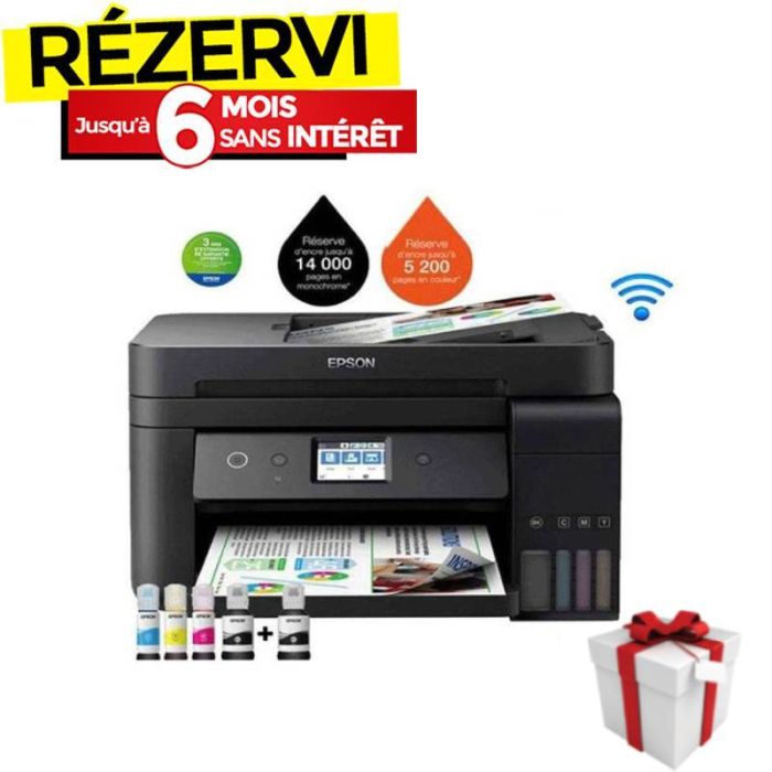 Imprimante à Réservoir Intégré EPSON ECOTANK L6290 4En1 WIFI - (C11CJ60405)