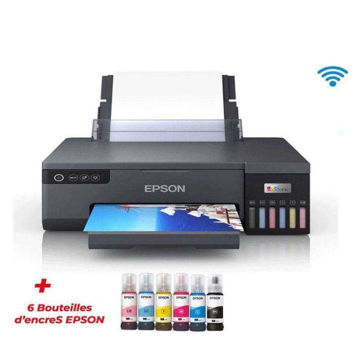 Imprimante à Réservoir Intégré EPSON ECOTANK L8050 Couleur WIFI