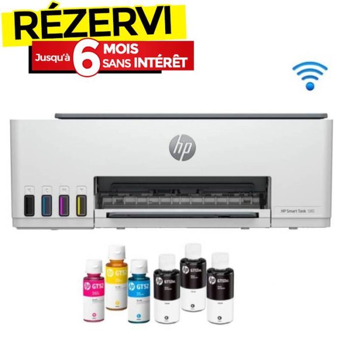 Imprimante à Réservoir intégré HP Smart Tank 580 3en1 WIFI