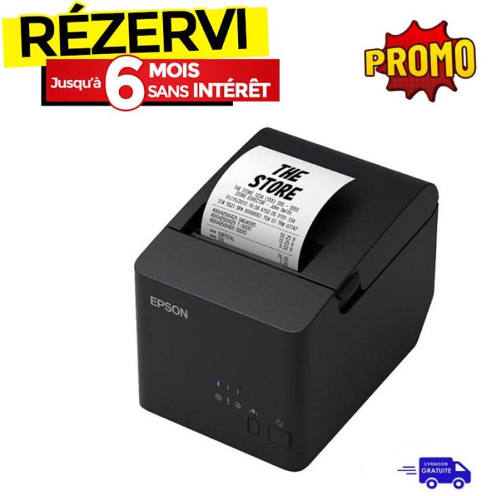Imprimante de Ticket EPSON TM-T20X Ethernet - Noir