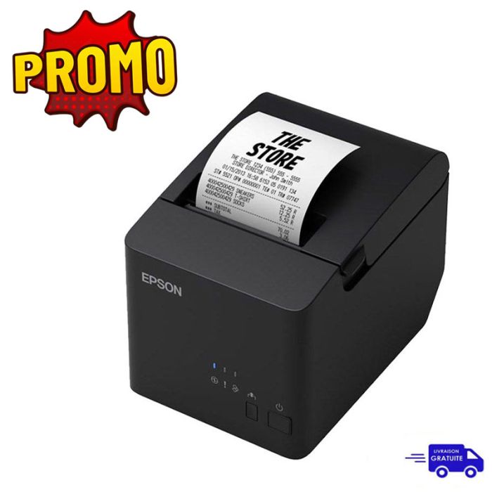 Imprimante de Ticket EPSON TM-T20X Ethernet - Noir