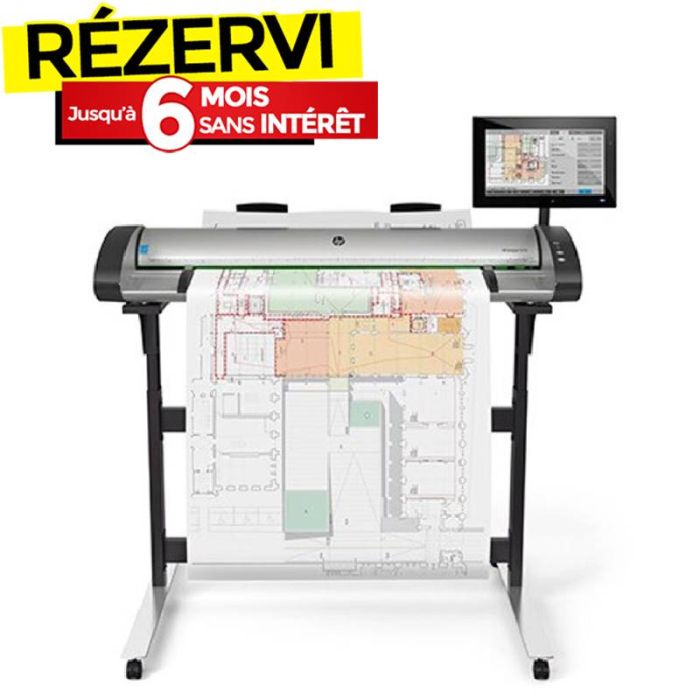 Imprimante HP DesignJet Pro 44 Pouces - Noir (G6H50B)