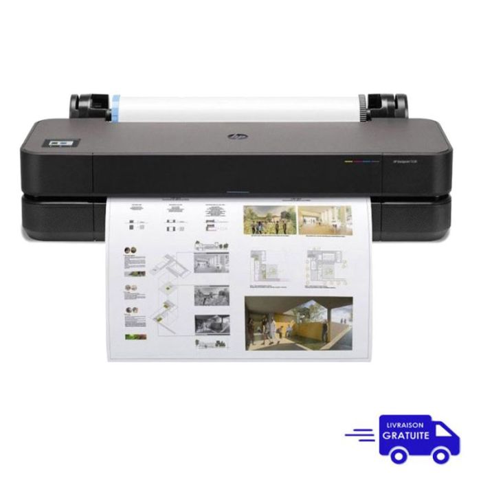 Imprimante HP DesignJet T230 24-in Printer - Noir (5HB07A)