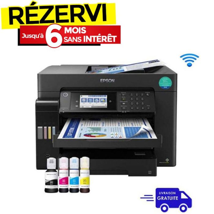 Imprimante à Réservoir Intégré EPSON ECOTANK L15160 4EN1 A3+ WIFI