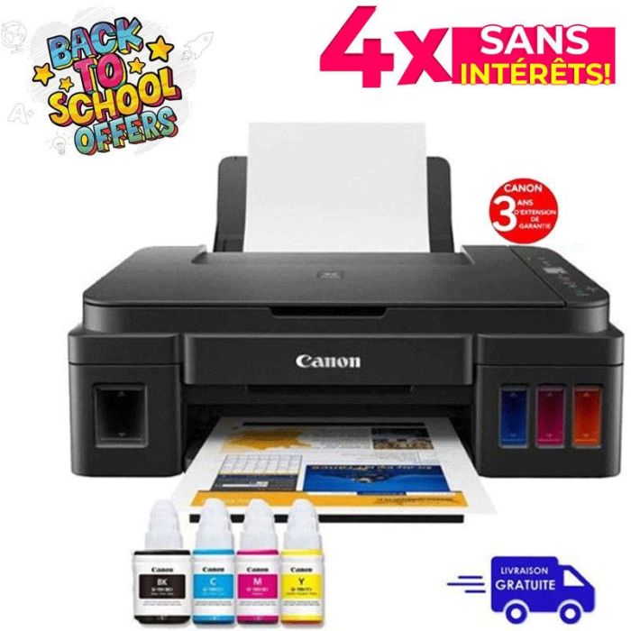 Imprimante Jet D'encre CANON PIXMA G-2410 Multifonction 3En1 Couleur 