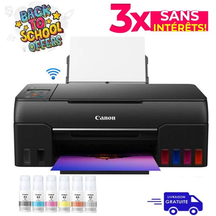 Imprimante Jet D'encre CANON Pixma G-640 Multifonction 3En1 WIFI