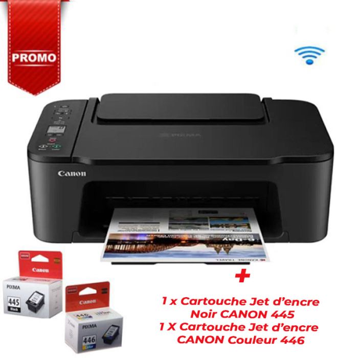 Imprimante Jet D'encre CANON PIXMA TS3440 Multifonction Couleur WiFi 