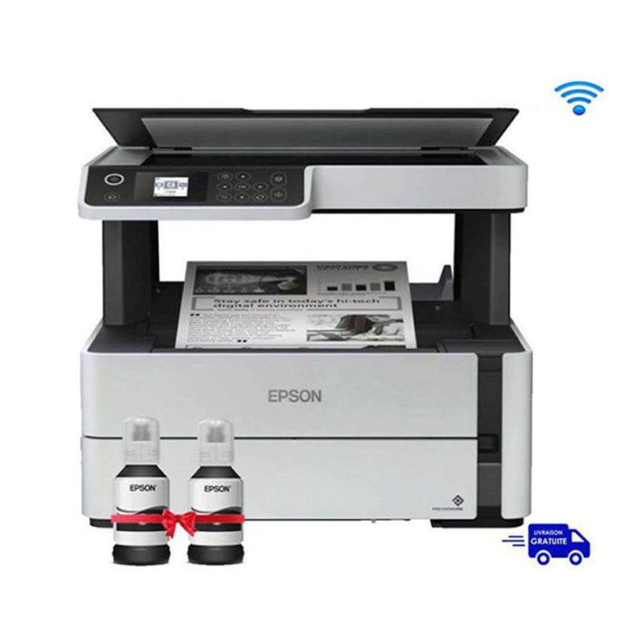 Imprimante Jet d'encre EPSON ECOTANK ET-M2170 3en1 Wifi Recto/Verso