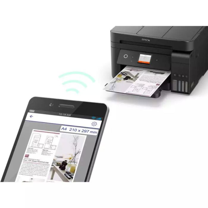 Imprimante Jet d'Encre EPSON ECOTANK ITS L6190 4En1 Couleur Wifi 