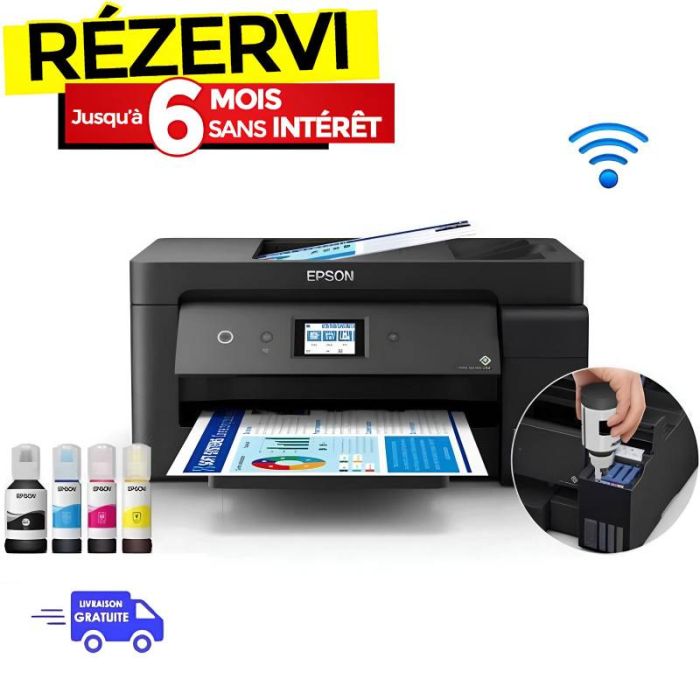 Imprimante à Réservoir Intégré EPSON ECOTANK L14150 A3+ WIFI Couleur