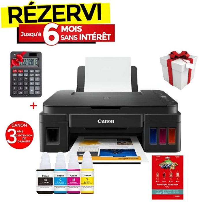 Imprimante Multifonction CANON PIXMA G2410 Jet D'encre Couleur (BU-G-2410)
