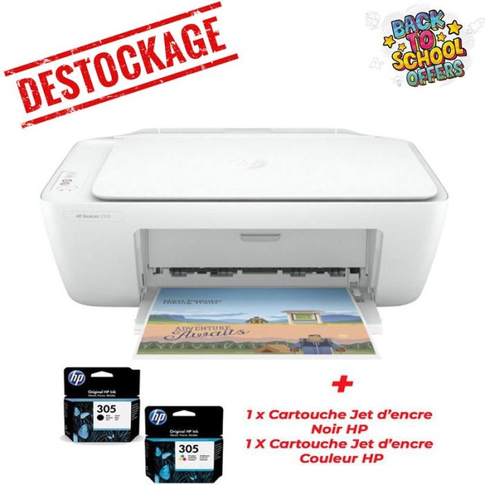 Imprimante Multifonction HP DESKJET 2320 Tout En  Un Couleur - Blanc (7WN42B)