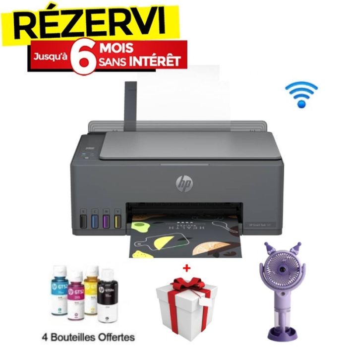 Imprimante multifonction HP Smart Tank 581 Couleur WIFI (4A8D4A)