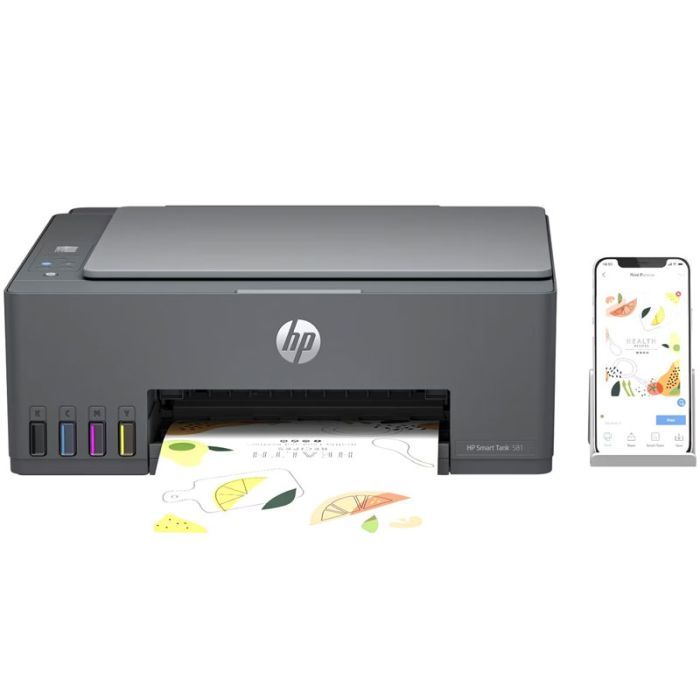 Imprimante multifonction HP Smart Tank 581 Couleur WIFI (4A8D4A)