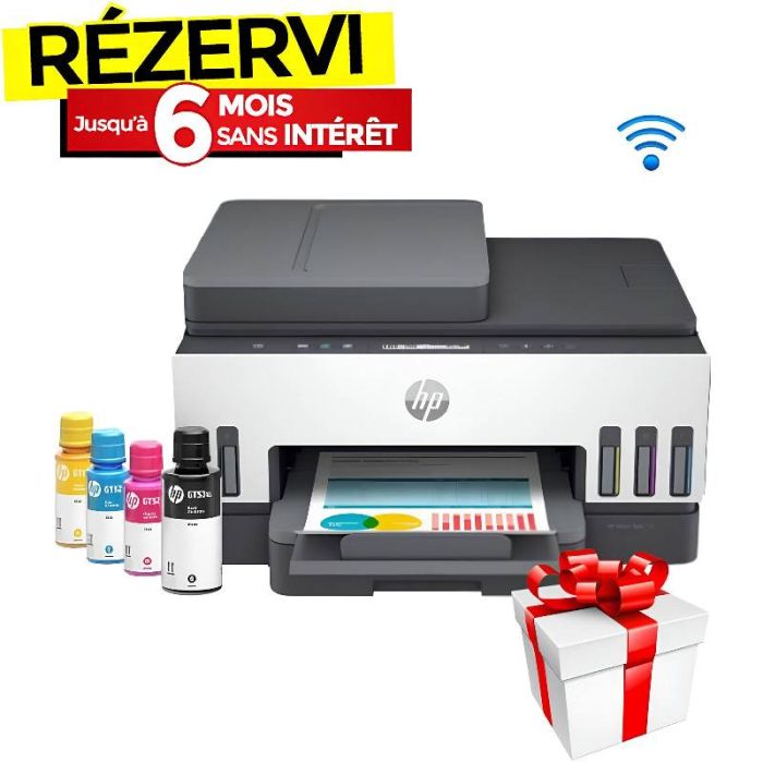 Imprimante à réservoir intégré Multifonction HP SMART TANK 790 Wifi