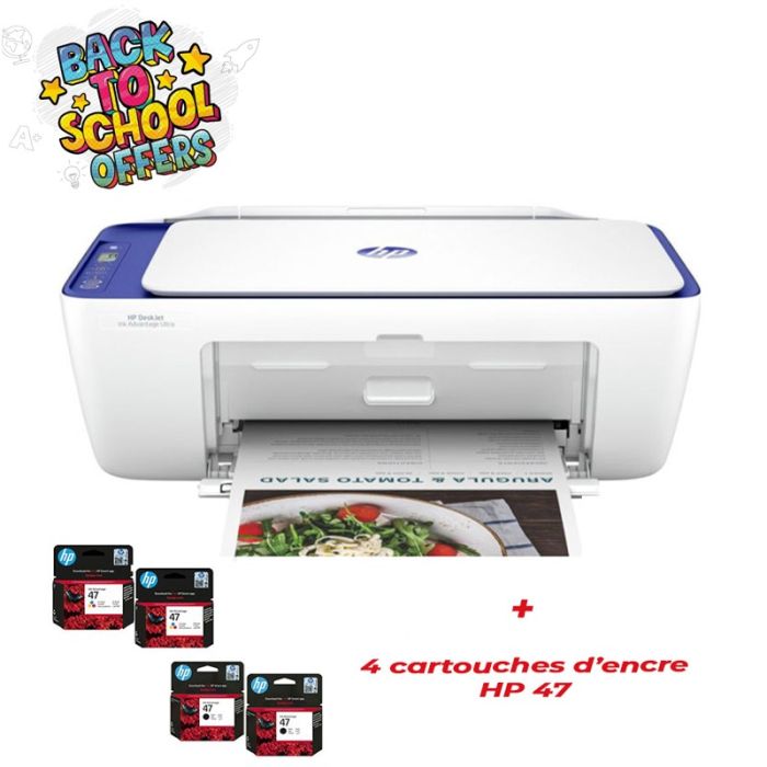 Imprimante Multifonction Jet D'encre HP DeskJet Ink Advantage Ultra 4927 - (6W7G3B) 