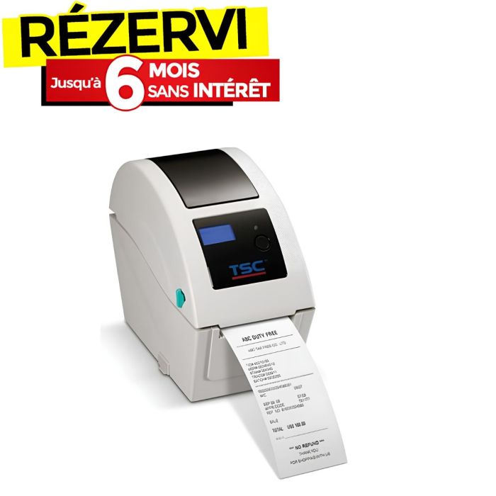 Imprimante de bureau TSC  performantes TDP-225 de 2 pouces