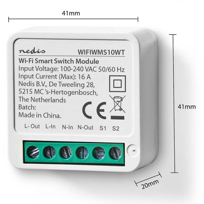 Interrupteur D'alimentation SmartLife WI-FI 3680W