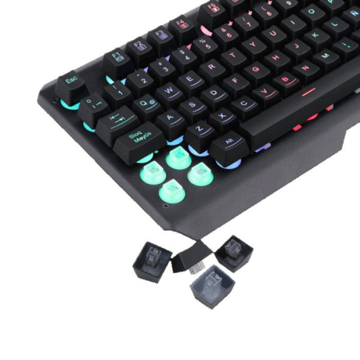  Clavier Gaming Semi-Mécanique REDRAGON Centaur K506-1 - Noir 