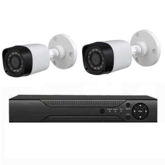 kit De Surveillance MIPVISION XDVR + 2 Cameras Externes 2MP