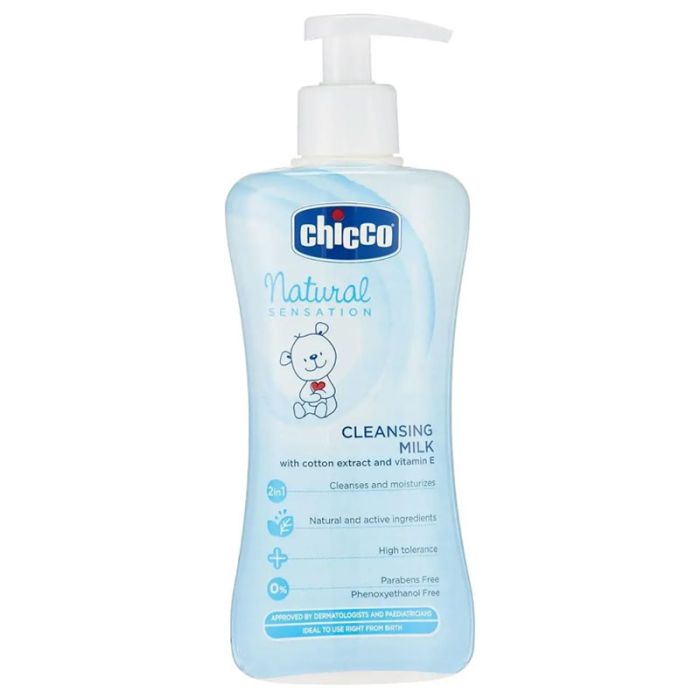 Lait Nettoyant CHICCO Natural Sensation Pour Bébé - 300ml