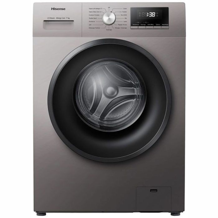 Lave Linge Frontal HISENSE WFVC7012ET 7kg - Silver