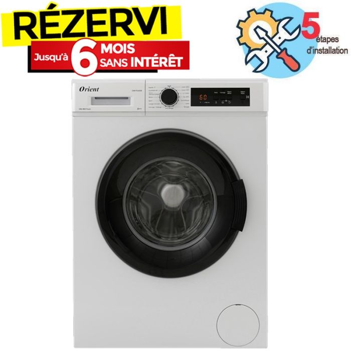 Lave Linge Frontal ORIENT OW-F5V01W 5Kg - Blanc