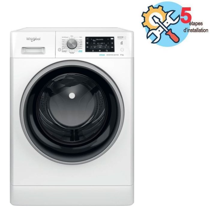 Lave linge Frontal WHIRLPOOL FFWD9248WBS-VNA 9kg - Blanc