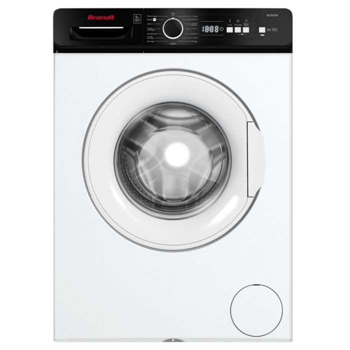 Lave Linge Frontal BRANDT BLF842W 8kg - Blanc