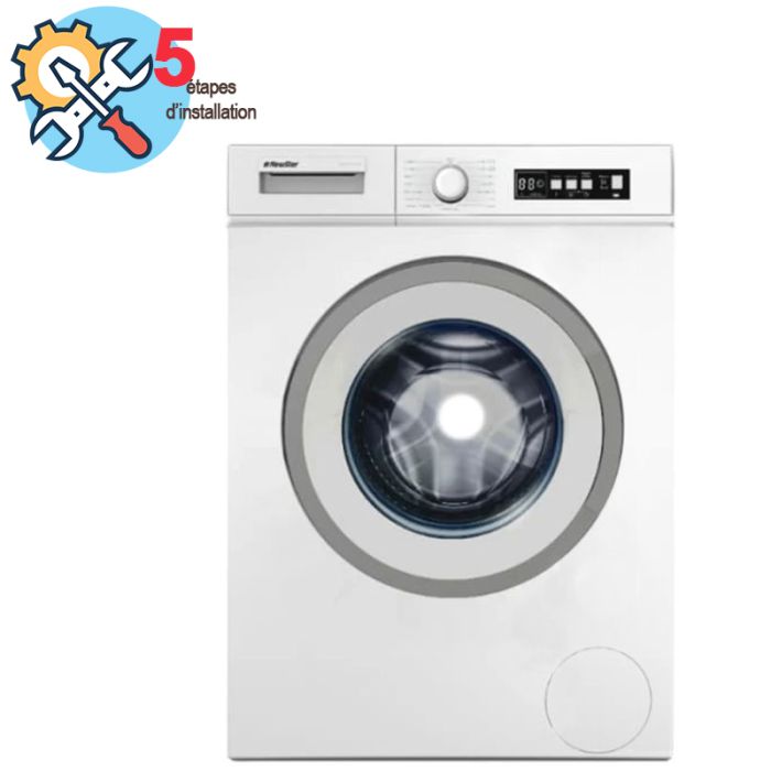 Lave linge Frontal NEWSTAR MFA-0508CT0W 5kg - Blanc