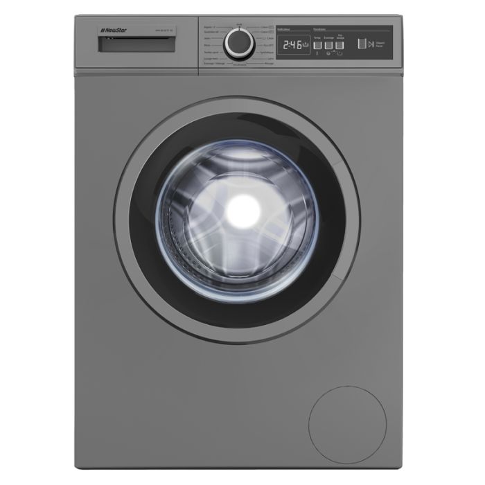 Lave Linge Frontal NEWSTAR MFA0610CT1DS 6kg - Silver