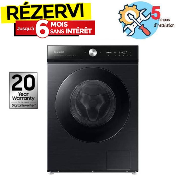 Lave Linge Frontale SAMSUNG WW11B1944DGB 11Kg - Noir