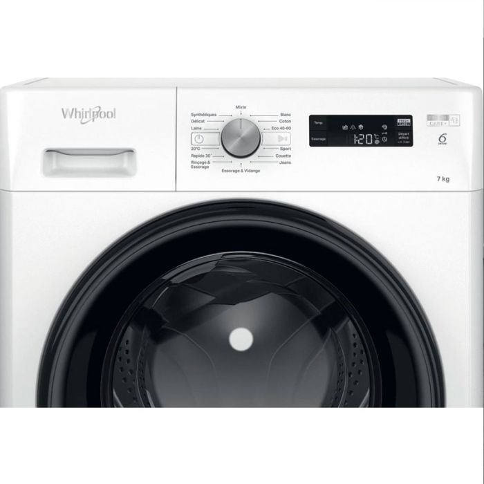 Lave linge Frontal WHIRLPOOL FFWS7235WBNA 7kg - Blanc