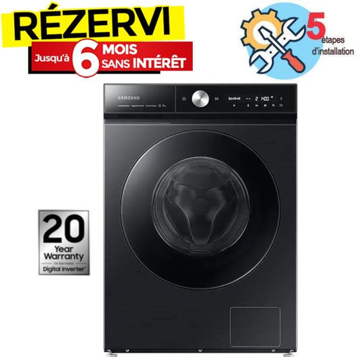 Lave linge Séchant Frontal SAMSUNG WD11D7B85GBM 11Kg - Silver