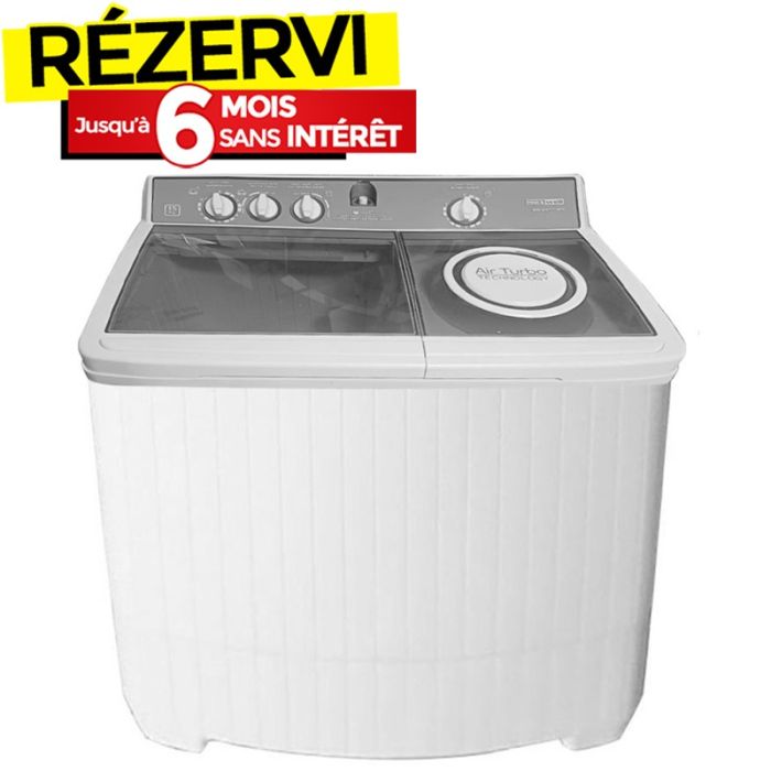 Lave Linge Semi-Automatique MAXWELL MAX-WMTT140PB 14Kg - Blanc