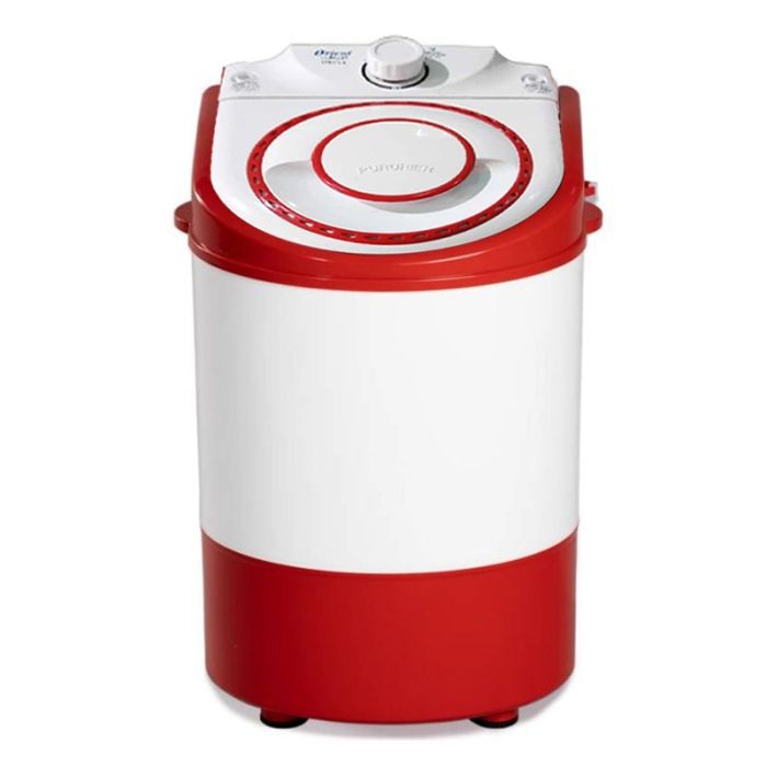 Lave-Linge Semi-Automatique ORIENT 3.5 kg - Blanc&Rouge