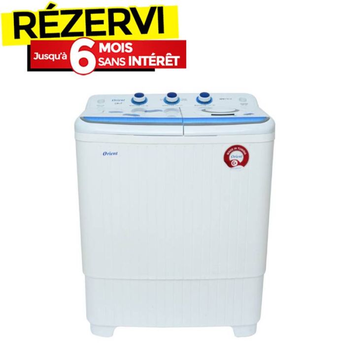 Lave Linge Semi-Automatique ORIENT XPB1-11-2 11Kg - Gris