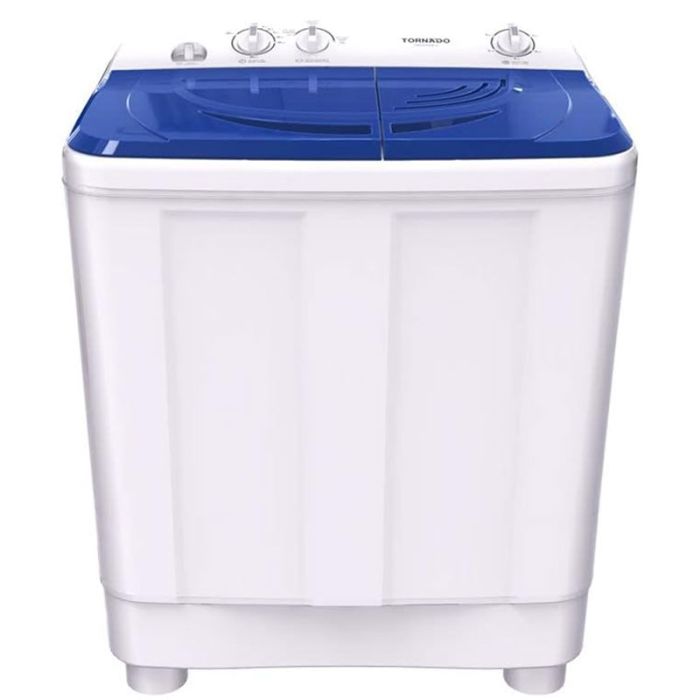 Lave Linge Semi-Automatique TORNADO TWH-Z12DNE-W 12Kg - Bleu