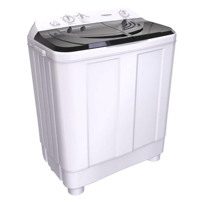 Lave Linge Semi-Automatique TORNADO TWH-Z12DNE-W 12Kg - Noir