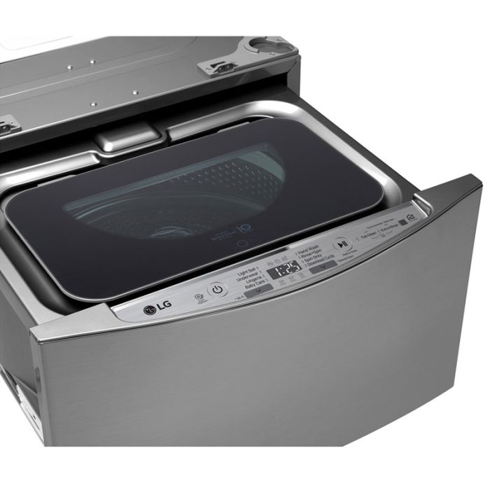 Lave linge Smart TWINWash LG F8K5XNK4 2Kg - Inox