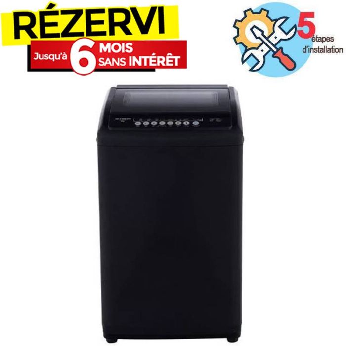 Lave linge Top FRESH FTM-12F12B 12kg - Noir