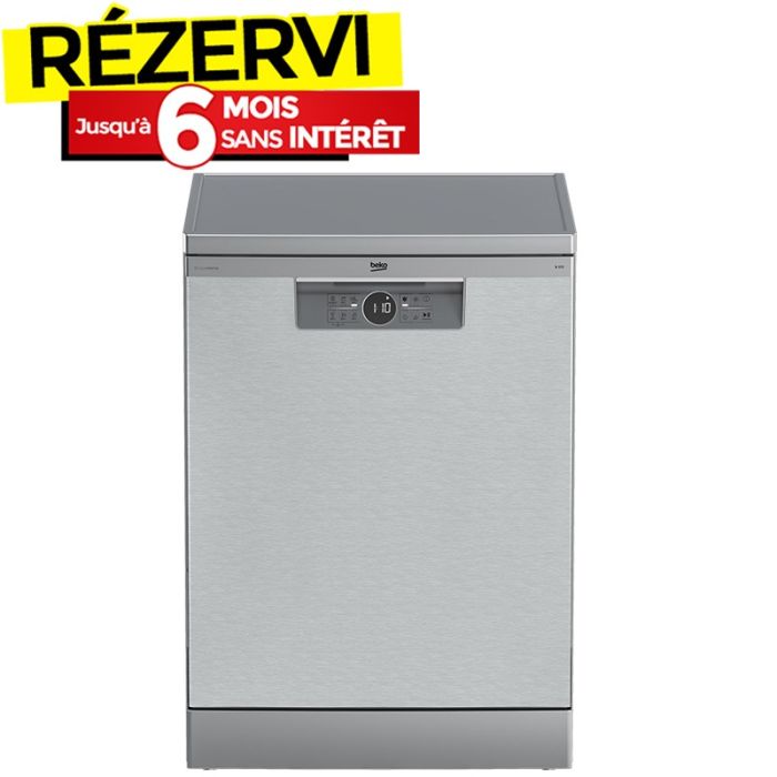 Lave Vaisselle Inverter BEKO BDFN26522XQ 15 Couverts Avec Afficheur - Inox